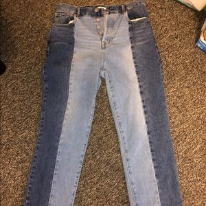 Pacsun high rise straight jeans